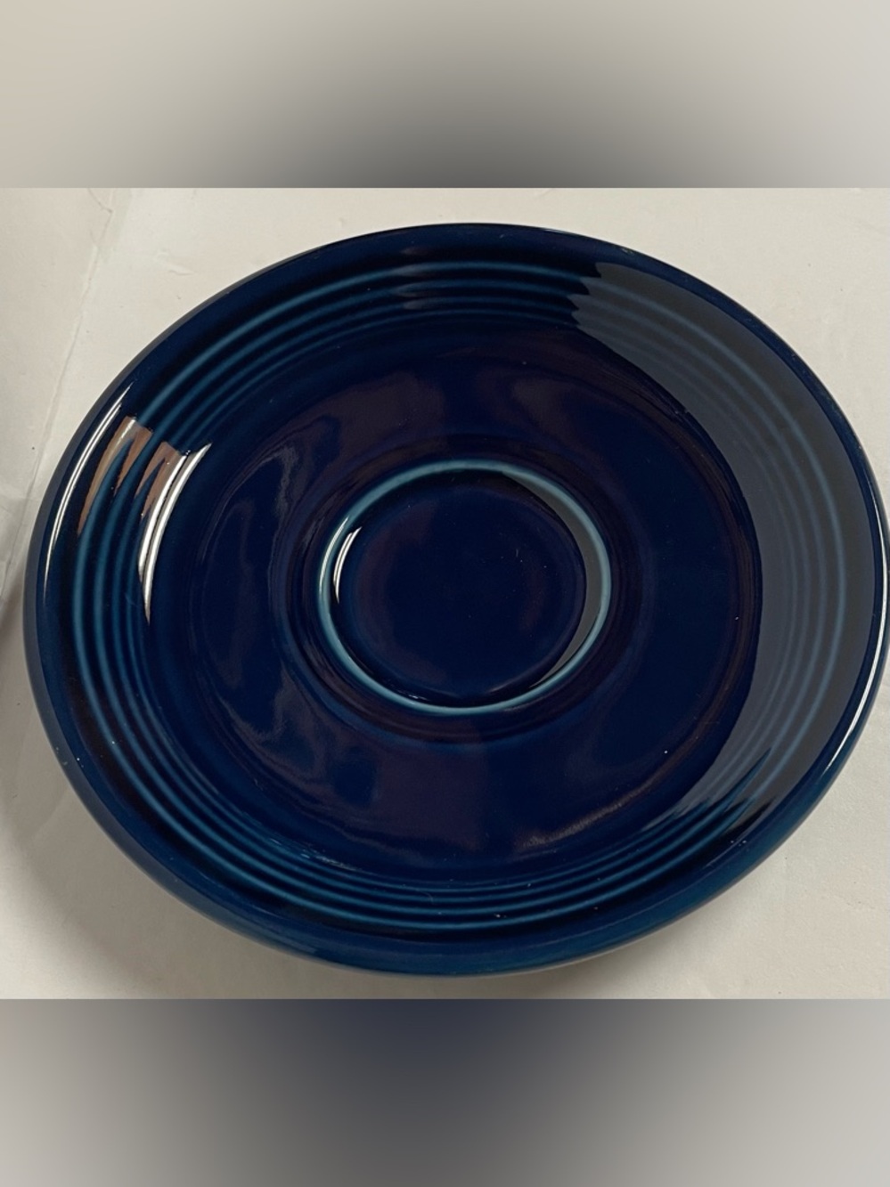 Fiesta Cobalt Blue Saucer Plate